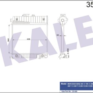 MOTOR SU RADYATORU KLIMASIZ MERCEDES M111 W202 S202 W210 S210 - KALE