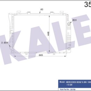 MOTOR SU RADYATORU MERCEDES S-CLASS W140 91 98 - KALE