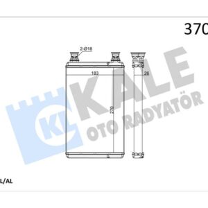 KALORIFER RADYATORU MERCEDES S-CLASS W221 05 13 - KALE