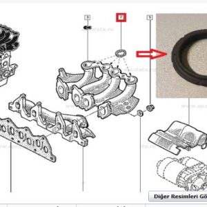 EMME MANİFOLD BOĞAZ CONTASI KNG 1.9 DZL. F8Q - AFT