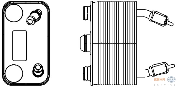 SANZIMAN YAG SOGUTUCU PREMIUM LINE BMW X5 E53 M57 M62 - MAHLE