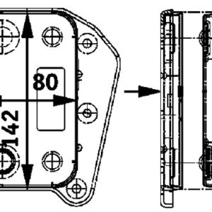 YAG SOGUTUCUSU MERCEDES OM611 OM646 W203 CL203 W204 W211 VITO W639 SPRINTER 901 904 - MAHLE