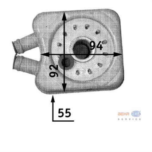 YAĞ SOĞUTUCU BORA-CADDY-GOLF-JETTA-PASSAT-POLO-T4-LT35-IBIZA-LEON-A6-A4 1.9-2.5TDI ACV-ANJ-BJK - MAHLE