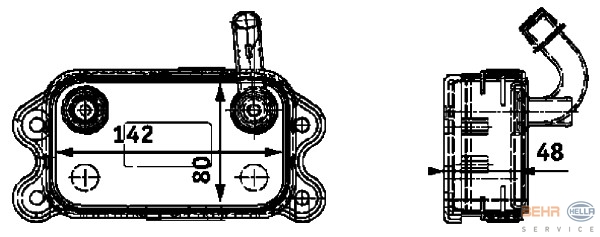 YAĞ SOĞUTUCU VOLVO S60 2.0T 00 S80 2.8T6 3.0 98-06 V70 97-04 XC90 02 XC70 S70 97-00 C70 98-05 - MAHLE