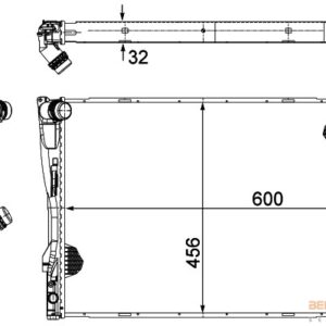 MOTOR SU RADYATORU OTO/MANUEL TAPASIZ BMW E81 E82 E87 E88 E90 E91 E92 E93 X1 E84 Z4 E89 - MAHLE