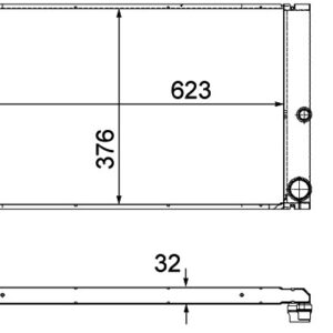 RADYATÖR BMW E65 730D 02 730 LD 05 745D 05 - MAHLE