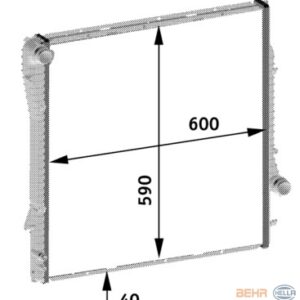 RADYATÖR BMW E53 X5 3.0D 03 - MAHLE