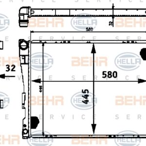 MOTOR SU RADYATORU MAN.SANZ.PREMIUM LINE BMW E46 Z4 M43 M47 M54 N40 N45 S54 - MAHLE