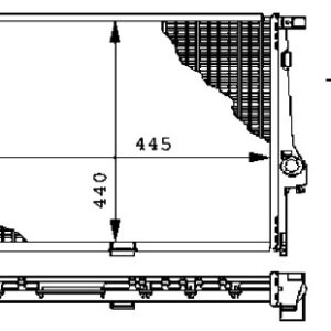 MOTOR SU RADYATORU MAN/SANZ KLIMALI BMW M40 M43 M50 M52 E30 E36 - MAHLE