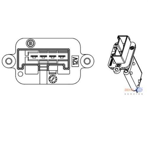 ISITMA / HAVALANDIRMA KUMANDA CİHAZI MERIVA 1.4 16V Twinport-1.6-1.6 16V-1.8-1.3 CDT I-1.7 CDTI 03 - MAHLE