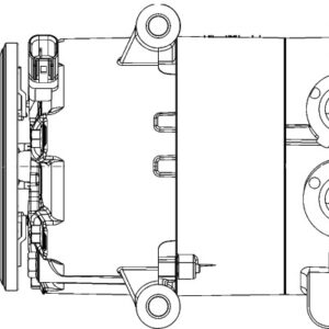 KLİMA KOMPRESÖRÜ FIESTA VI 1.25-1.4-1.6Tİ-1.4TDCİ-1.6TDCİ 09 110mm - MAHLE