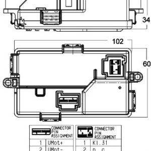 KALORIFER REZISTANSI BMW N47 N57 N63 F10 F11 F01 F02 F03 F04 - MAHLE