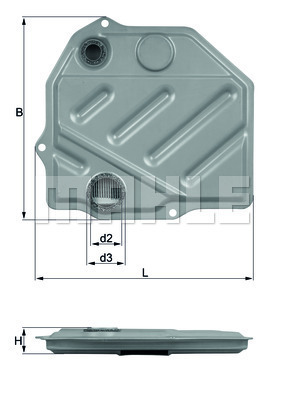 OTOMATIK SANZIMAN YAG FILTRESI MERCEDES W201 W202 W123 W124 W210 W126 R107 R129 C107 - MAHLE