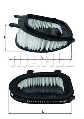 HAVA FILTRESI BMW X3 F25 X5 E70 X6 E71 E72 - MAHLE