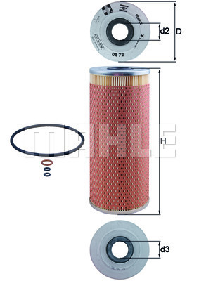 YAG FILTRESI BMW E34 M21 - MAHLE