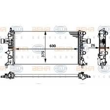 RADYATÖR OPEL ASTRA G 98 /ZAFİRA 03 - MAHLE