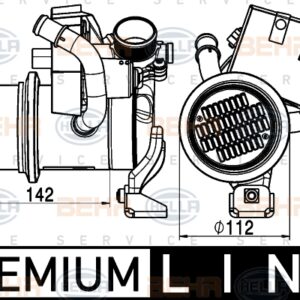 EGSOZ GERİ DÖNÜŞ SOĞUTUCUSU PASSAT JETTA 13 - MAHLE