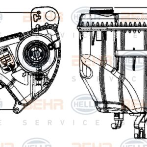 YEDEK SU DEPOSU BMW N47 N57 N54 B47 F10 F01 F07 F11 F12 F13 F06 - MAHLE