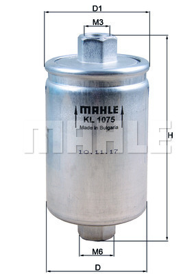 YAKIT FİLTRESİ In-line fuel filter - MAHLE