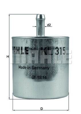 YAKIT FİLTRESİ Fuel Filter - MAHLE