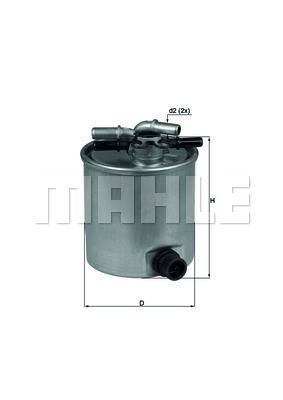 YAKIT FİLTRESİ In-line fuel filter - MAHLE