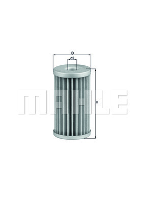 YAKIT FİLTRESİ Fuel filter element - MAHLE