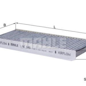 POLEN FİLTRESİ KARBONLU Cabin air filter element with activated carbon - MAHLE