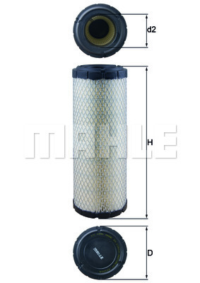 HAVA FİLTRESİ Air filter element - MAHLE