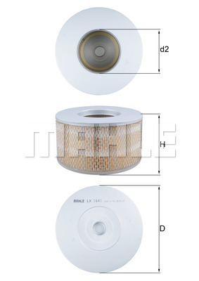 HAVA FİLTRESİ Air filter element - MAHLE