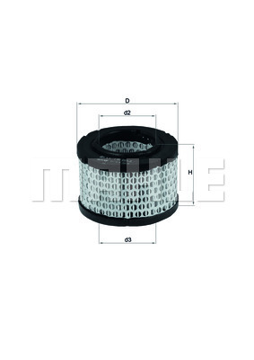 HAVA FİLTRESİ Air filter element - MAHLE