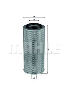 HAVA FİLTRESİ Air filter element - MAHLE