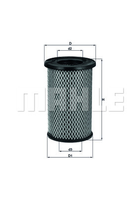 HAVA FİLTRESİ Air filter element - MAHLE