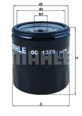 YAĞ FİLTRESİ Spin-on oil filter - MAHLE