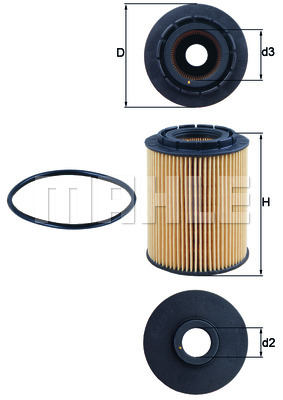 YAĞ FİLTRESİ Spin-on oil filter - MAHLE