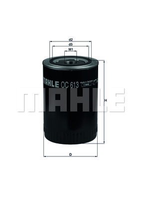 YAĞ FİLTRESİ Spin-on oil filter - MAHLE