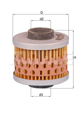 YAĞ FİLTRESİ Oil filter element - MAHLE