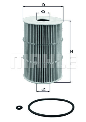 YAĞ FİLTRESİ In-line fuel filter - MAHLE