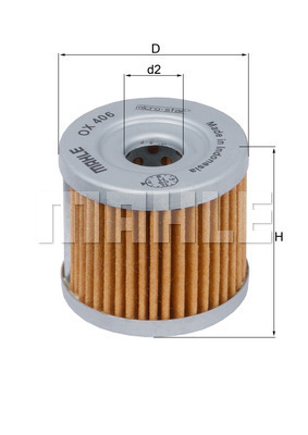 YAĞ FİLTRESİ Oil filter element - MAHLE