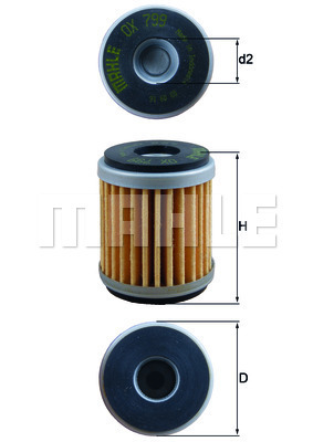 YAĞ FİLTRESİ Oil filter element - MAHLE