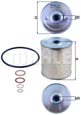 YAĞ FİLTRESİ Oil filter element - MAHLE