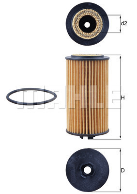 YAĞ FİLTRESİ Oil Filter - MAHLE