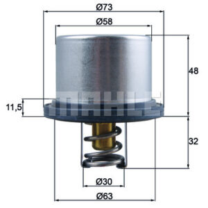 TERMOSTAT Thermostat. heavy duty - MAHLE