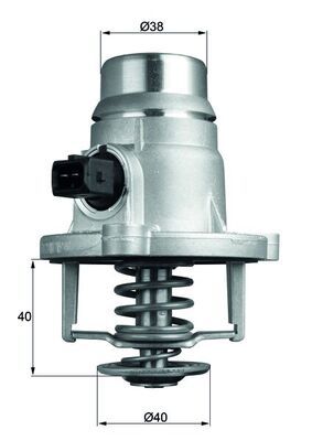 TERMOSTAT GOVDELI BMW F22 F30 G20 F32 F10 E60 E63 F12 F13 F06 E65 G14 G15 G01 G02 E53 E70 F15 G05 E7 1 F16 - MAHLE