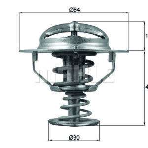 TERMOSTAT Thermostat insert - MAHLE