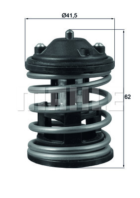 TERMOSTAT Thermostat insert - MAHLE