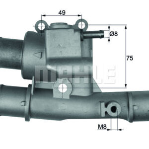 TERMOSTAT Thermostat. integral - MAHLE