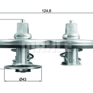 TERMOSTAT Thermostat insert - MAHLE