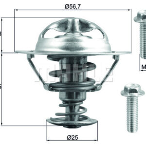 TERMOSTAT Thermostat insert - MAHLE