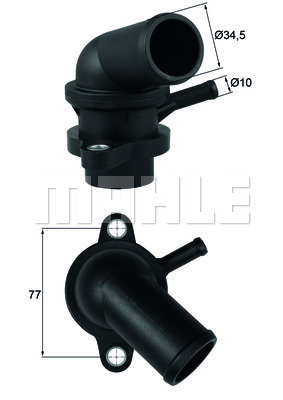 TERMOSTAT Thermostat. integral - MAHLE