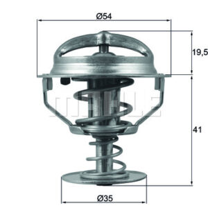 TERMOSTAT Thermostat insert - MAHLE